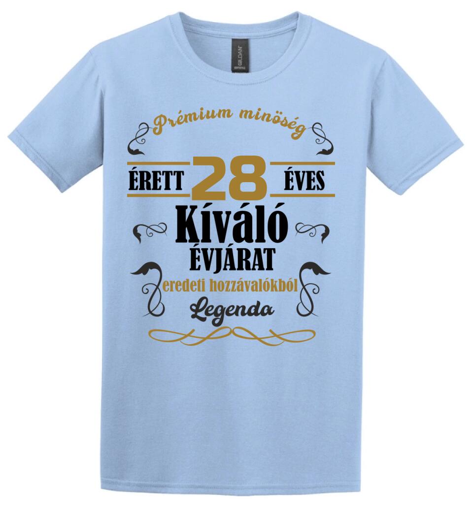 Prémium születésnapi póló
