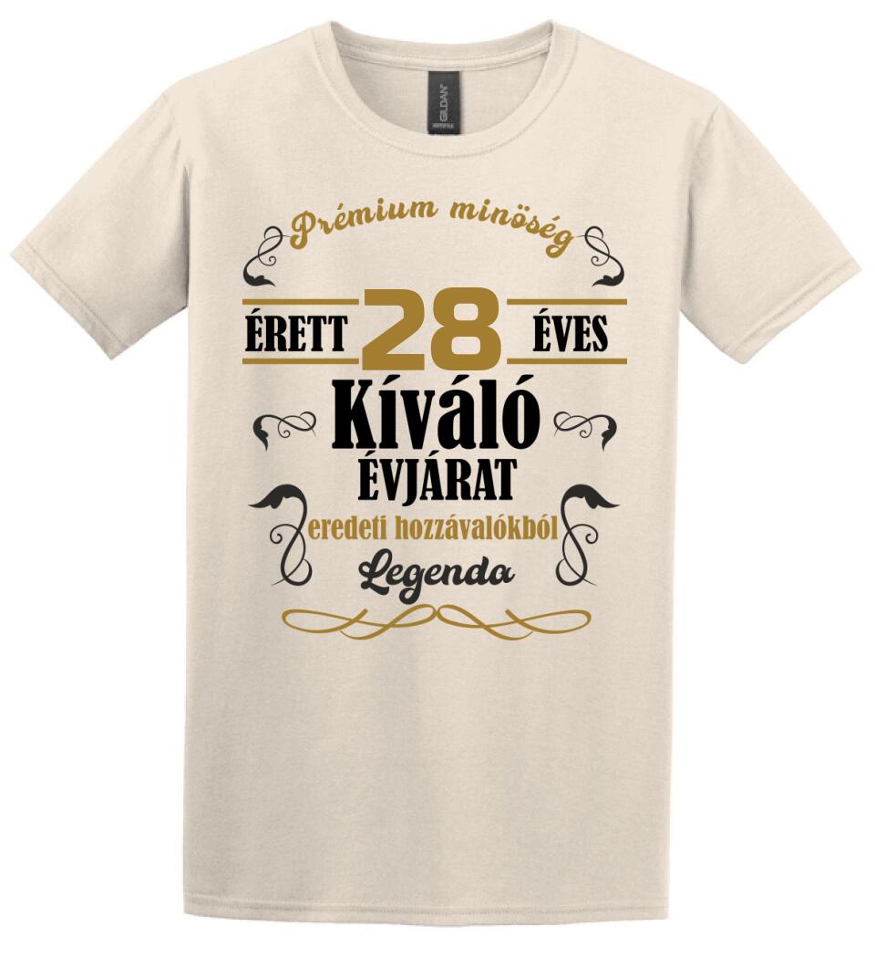 Prémium születésnapi póló