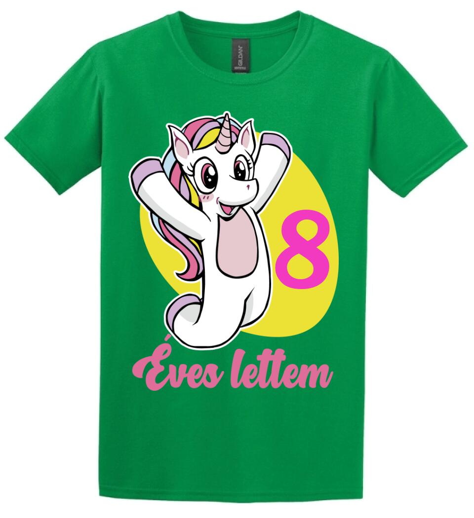 Unicornis szülinapi póló