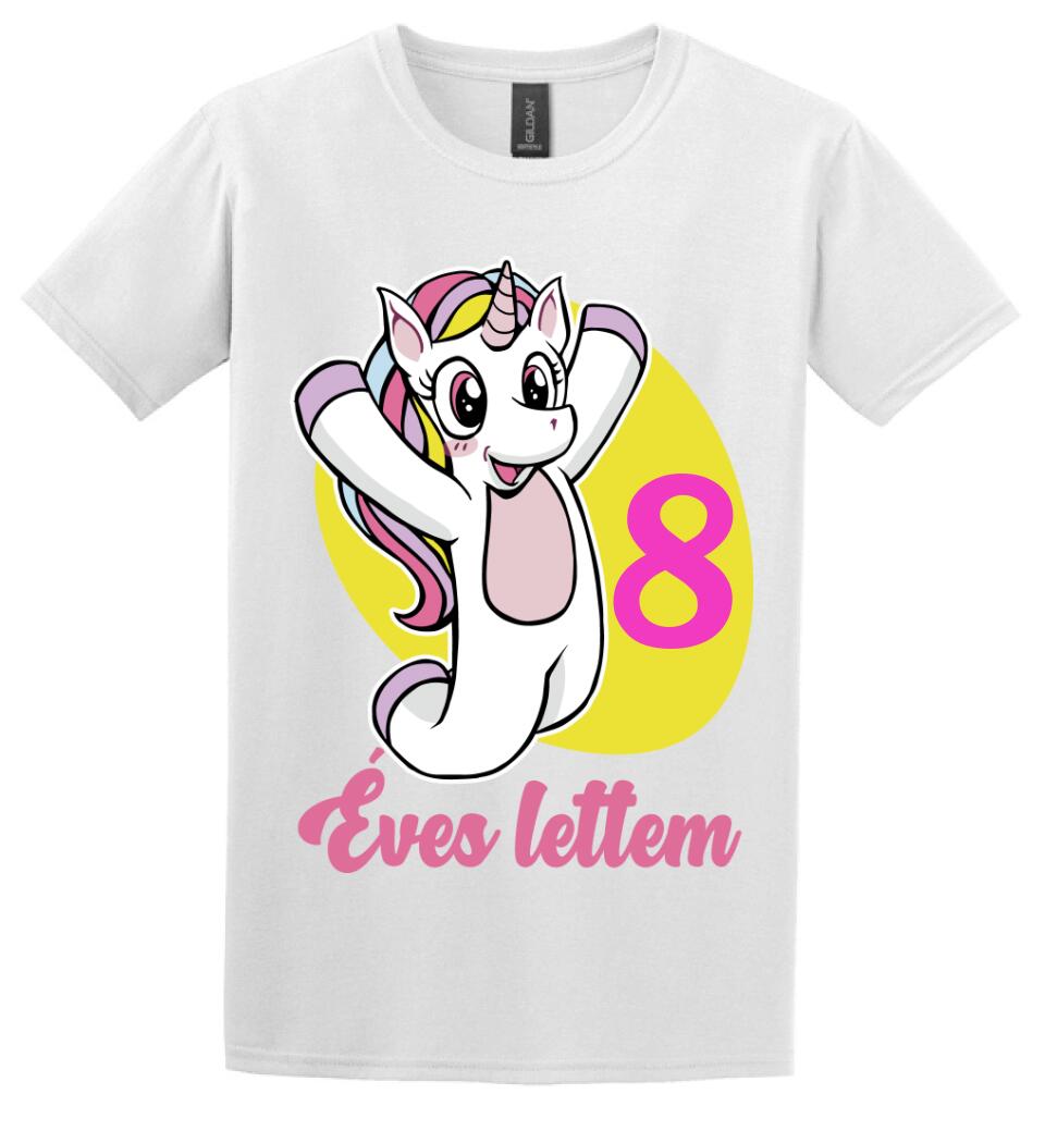 Unicornis szülinapi póló
