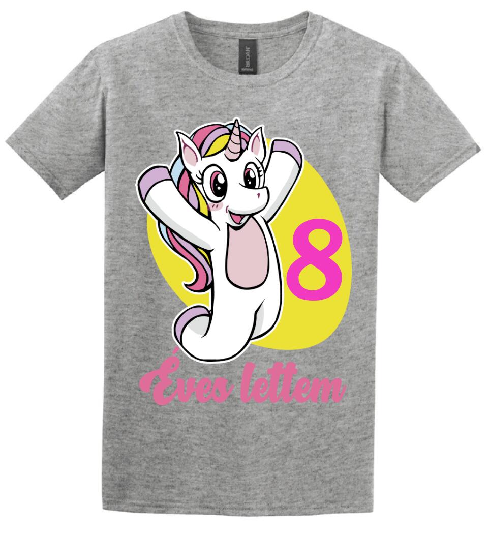 Unicornis szülinapi póló