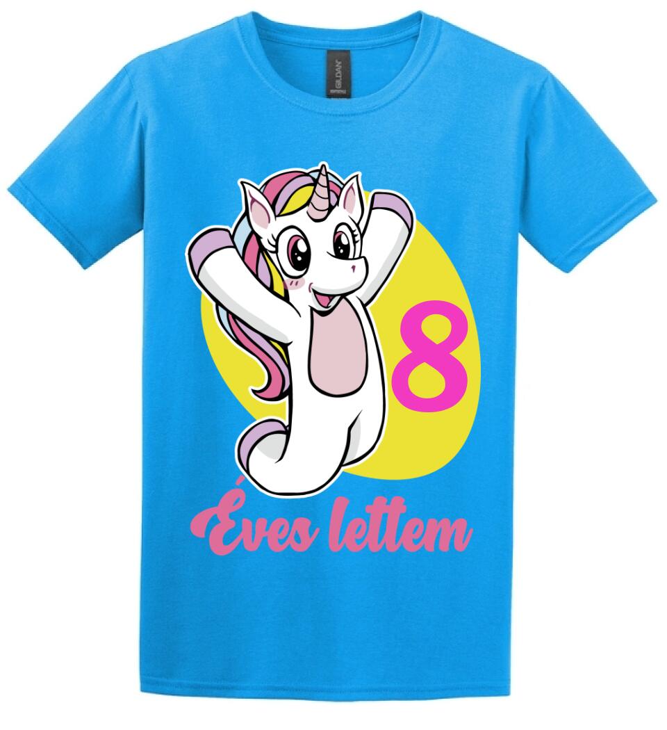 Unicornis szülinapi póló