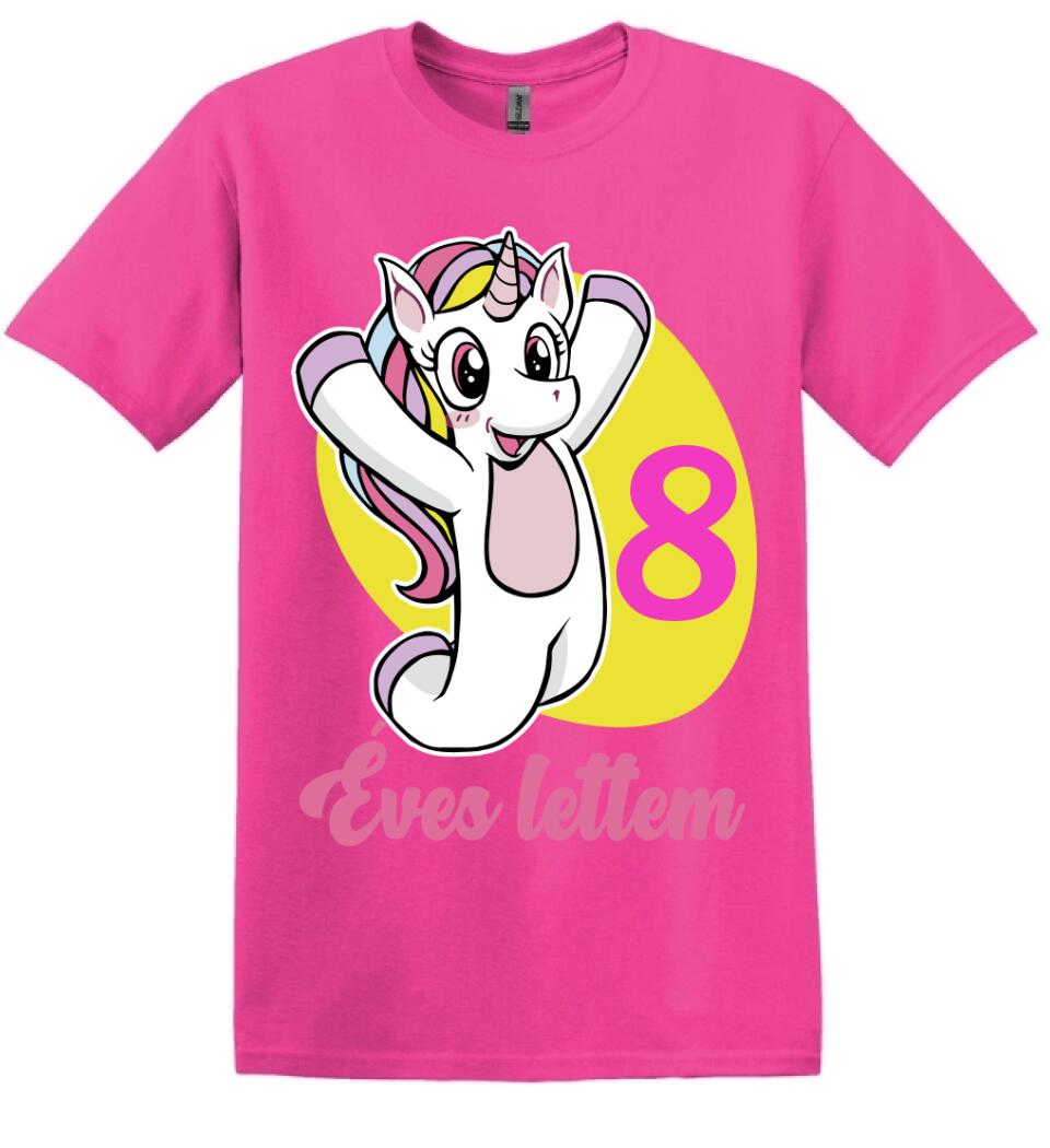 Unicornis szülinapi póló