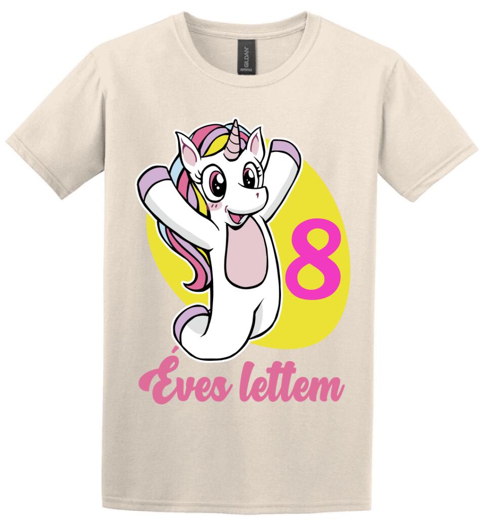 Unicornis szülinapi póló