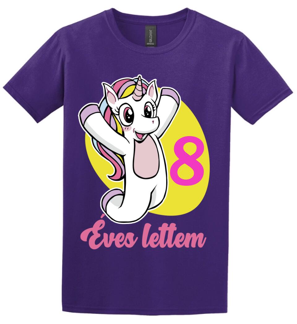 Unicornis szülinapi póló