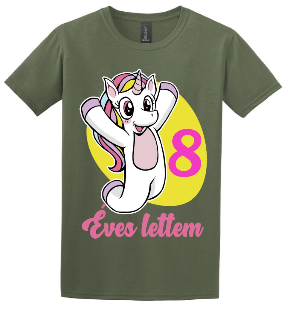Unicornis szülinapi póló