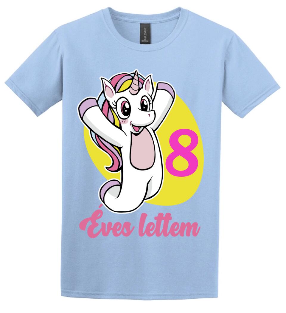 Unicornis szülinapi póló