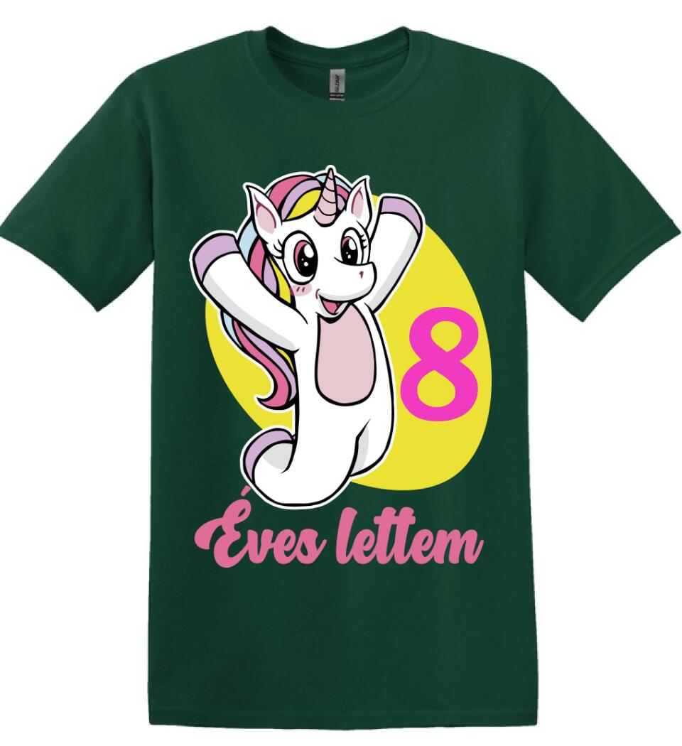 Unicornis szülinapi póló
