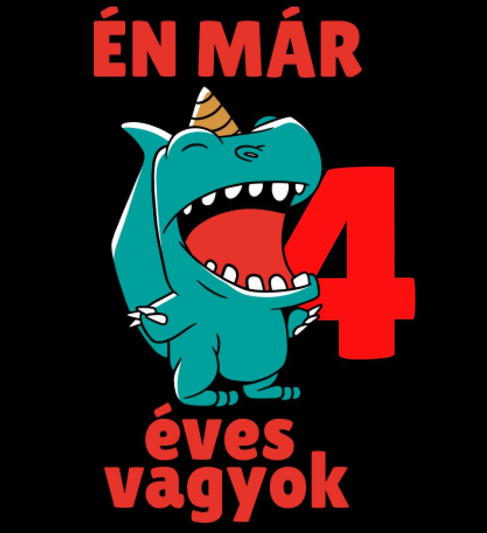 Én már szülinapi dínós póló