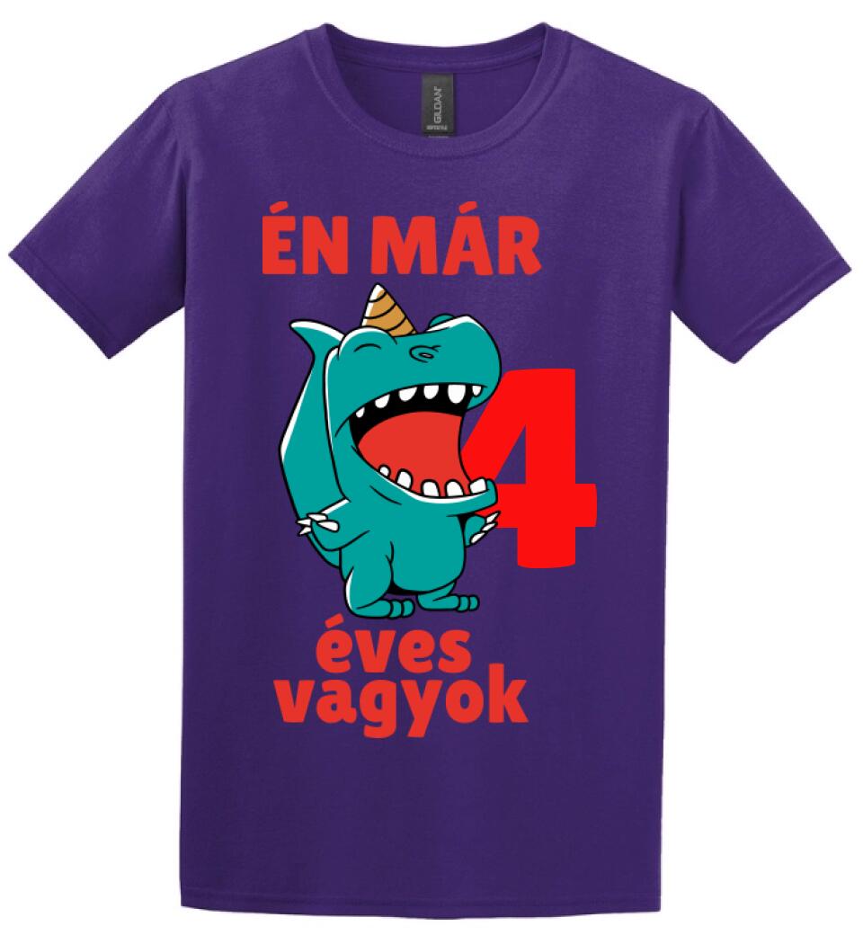 Én már szülinapi dínós póló