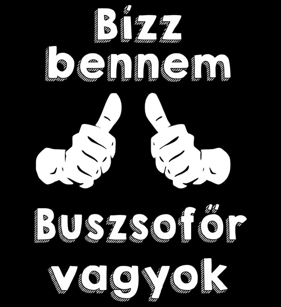 Bízz bennem buszsofőr vagyok