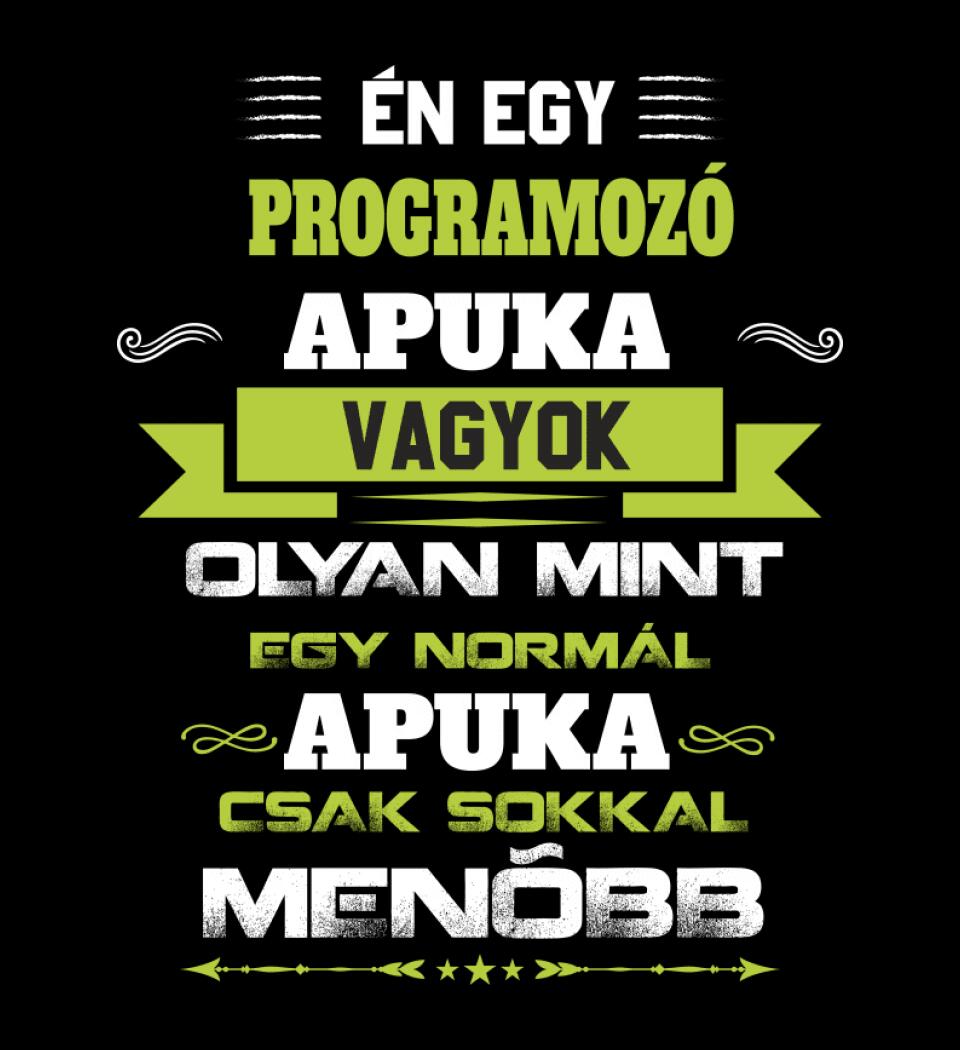 Én egy programozó apuka vagyok