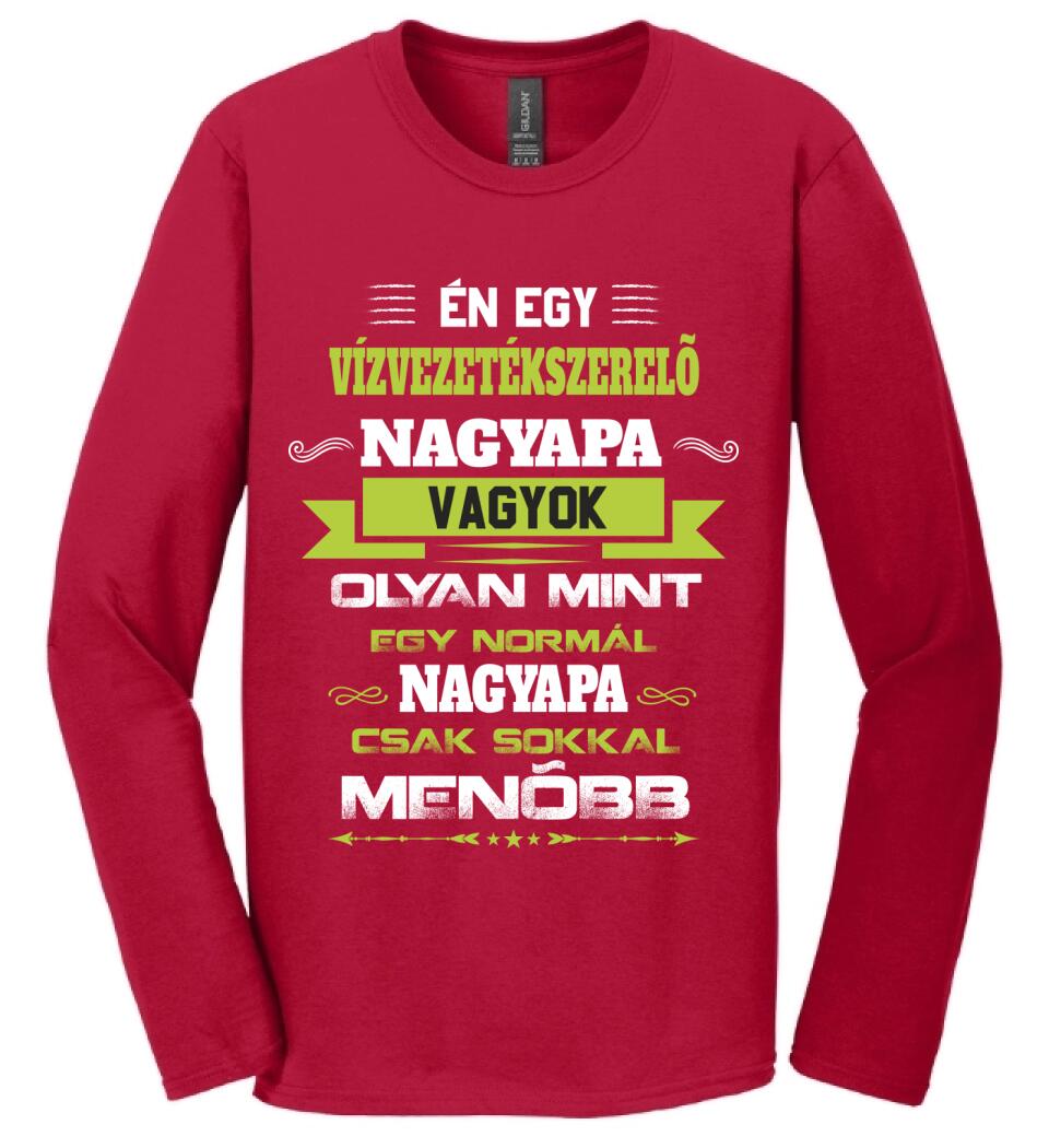 VÍZVEZETÉK SZERELŐ NAGYPAPA PÓLÓ