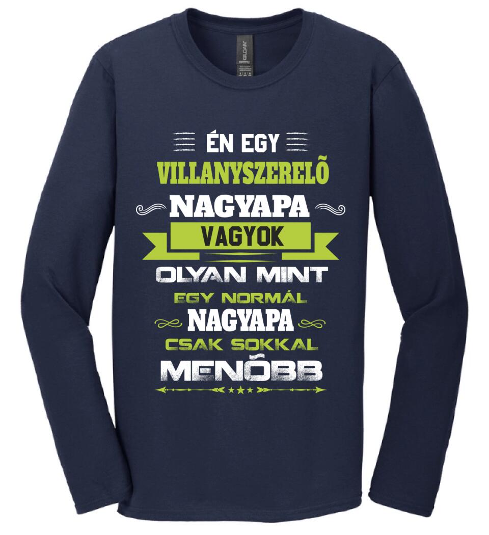VILLANYSZERELŐ NAGYPAPA PÓLÓ