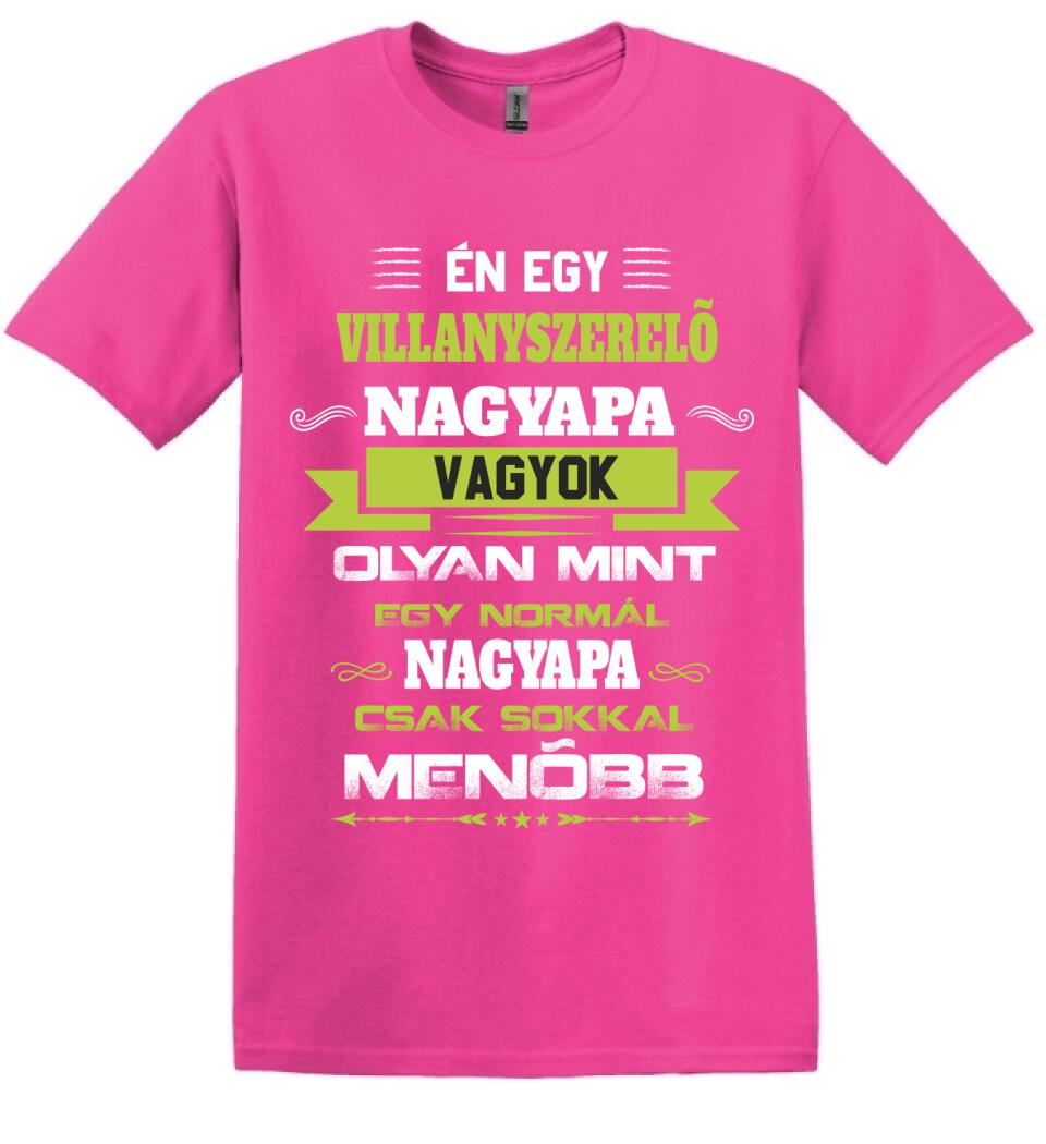 VILLANYSZERELŐ NAGYPAPA PÓLÓ