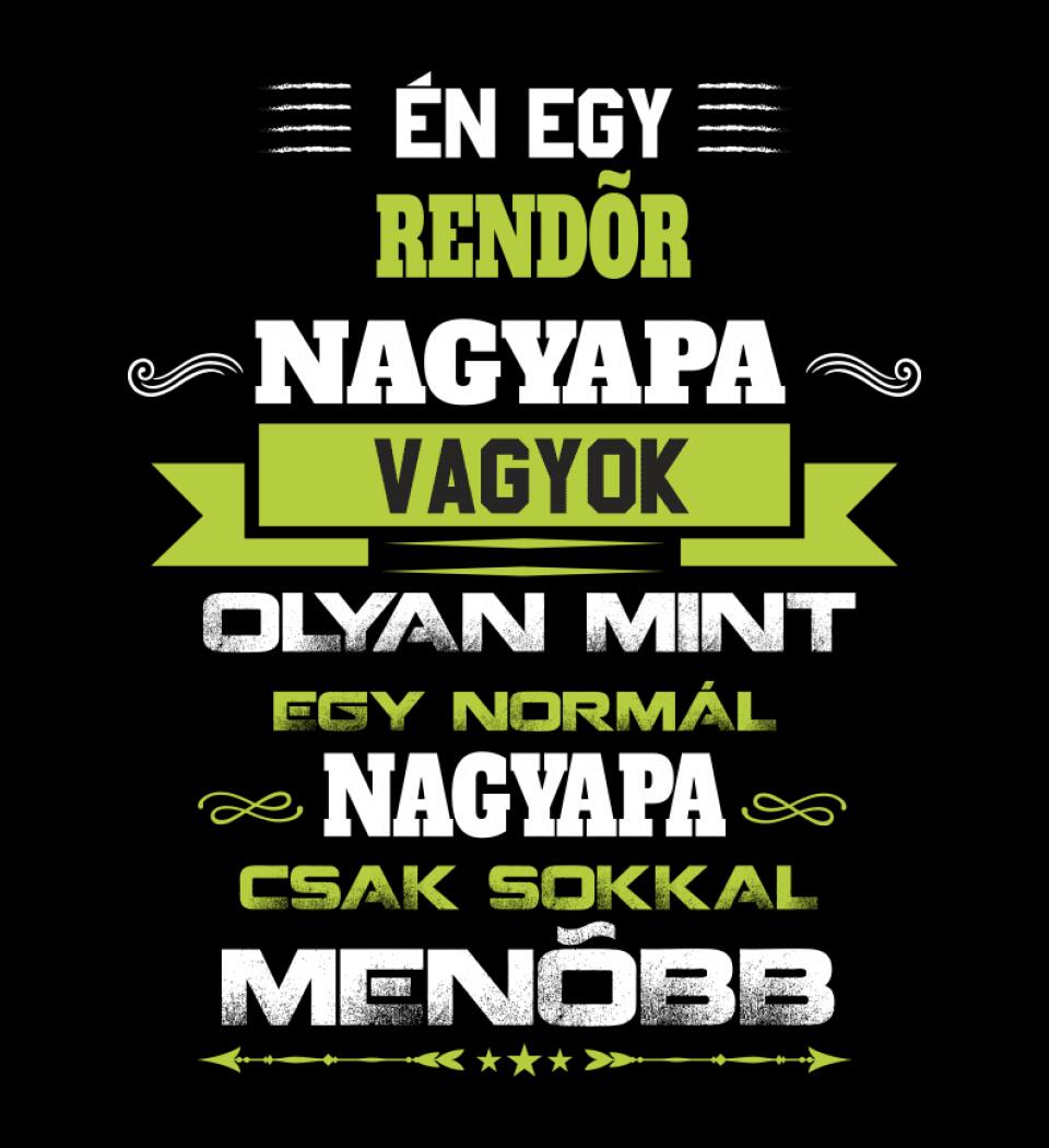 RENDŐR NAGYPAPA PÓLÓ