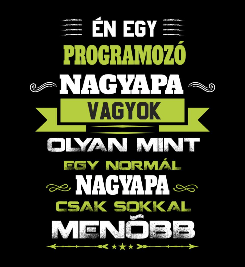 PROGRAMOZÓ NAGYPAPA PÓLÓ
