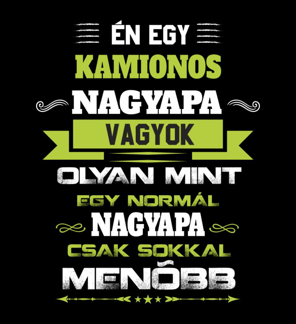 KAMIONOS NAGYPAPA PÓLÓ