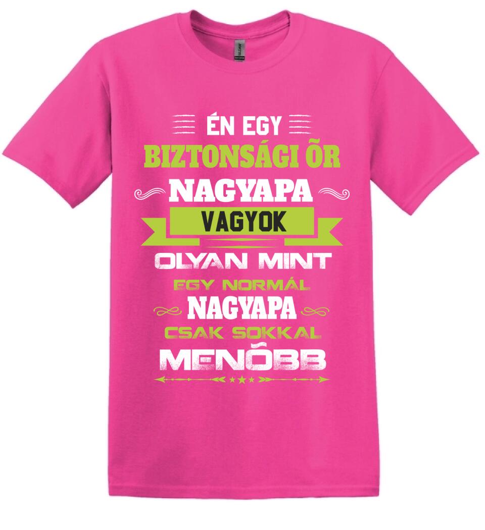 BIZTONSÁGI ŐR NAGYPAPA PÓLÓ