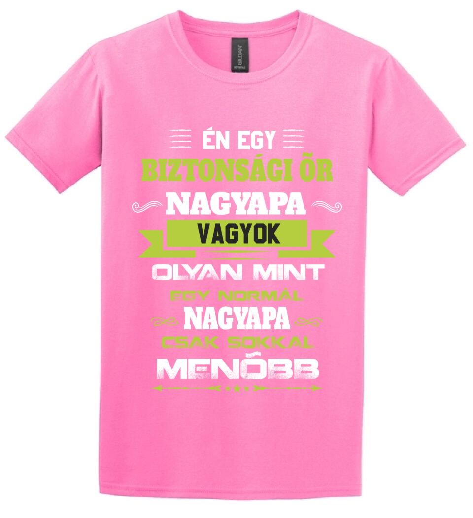 BIZTONSÁGI ŐR NAGYPAPA PÓLÓ