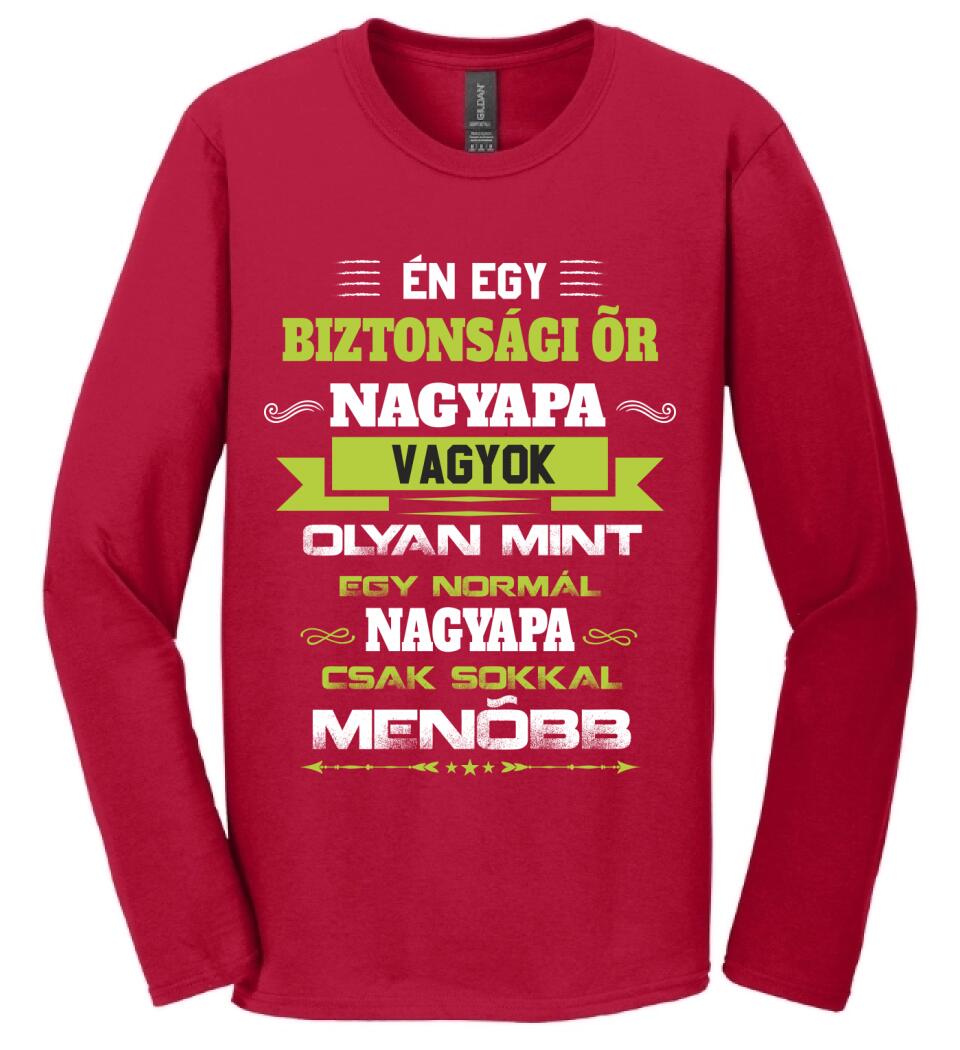 BIZTONSÁGI ŐR NAGYPAPA PÓLÓ