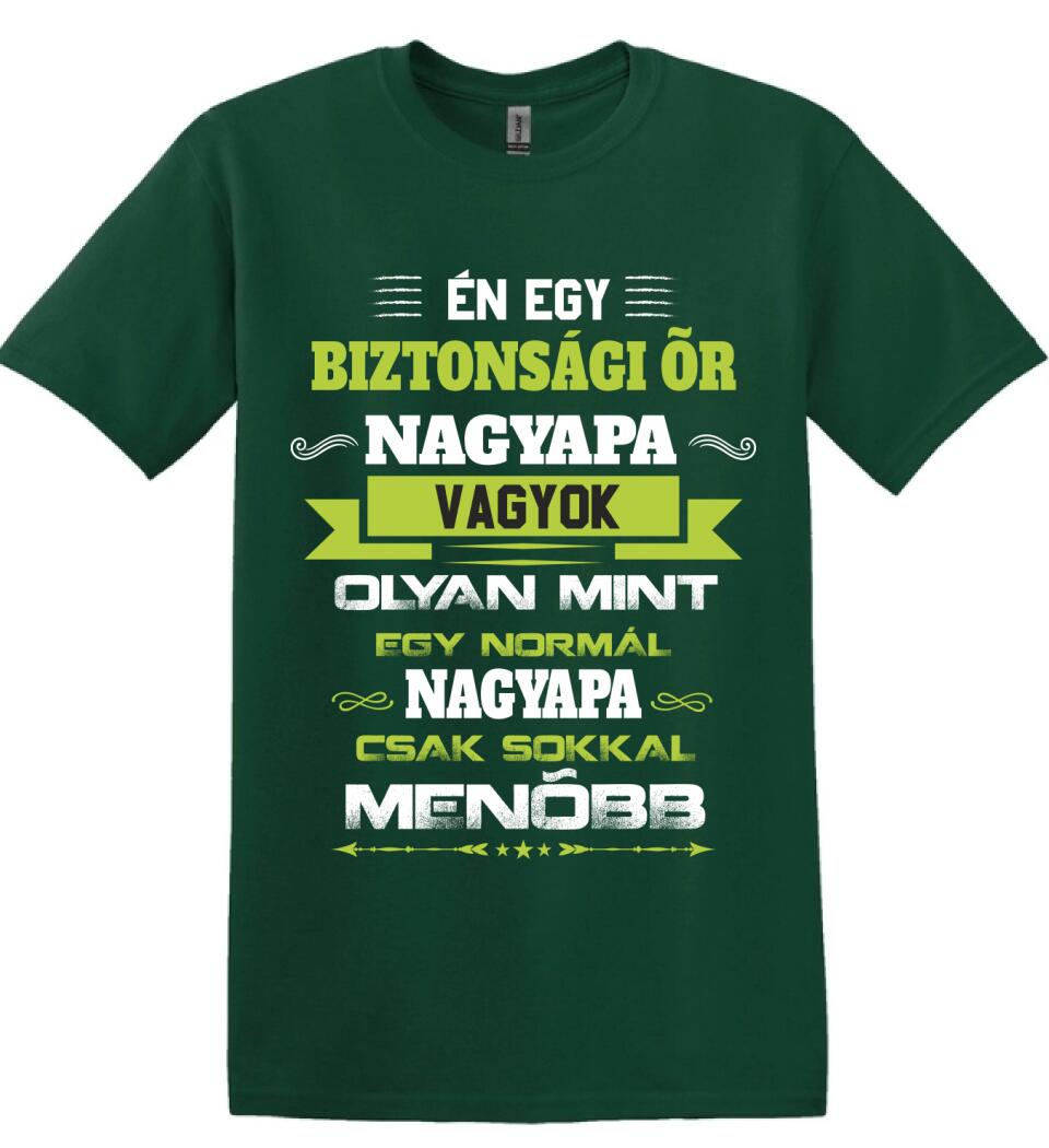 BIZTONSÁGI ŐR NAGYPAPA PÓLÓ