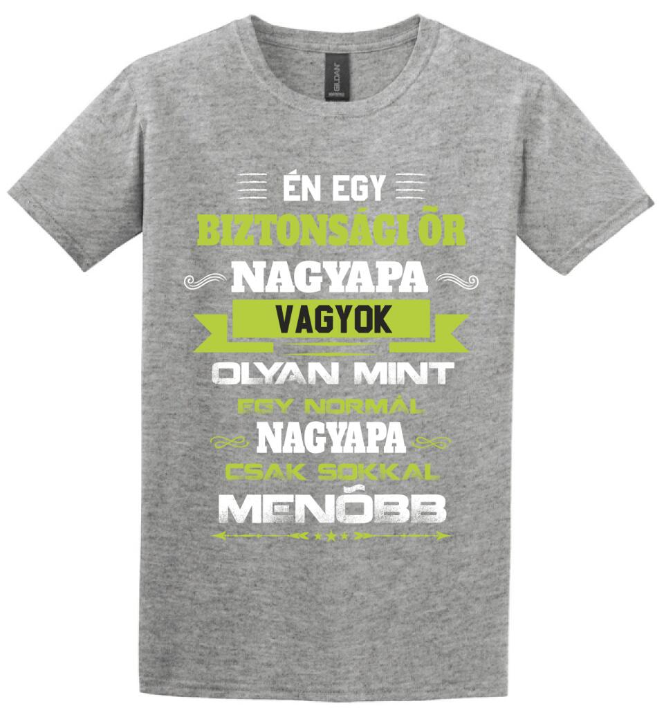 BIZTONSÁGI ŐR NAGYPAPA PÓLÓ