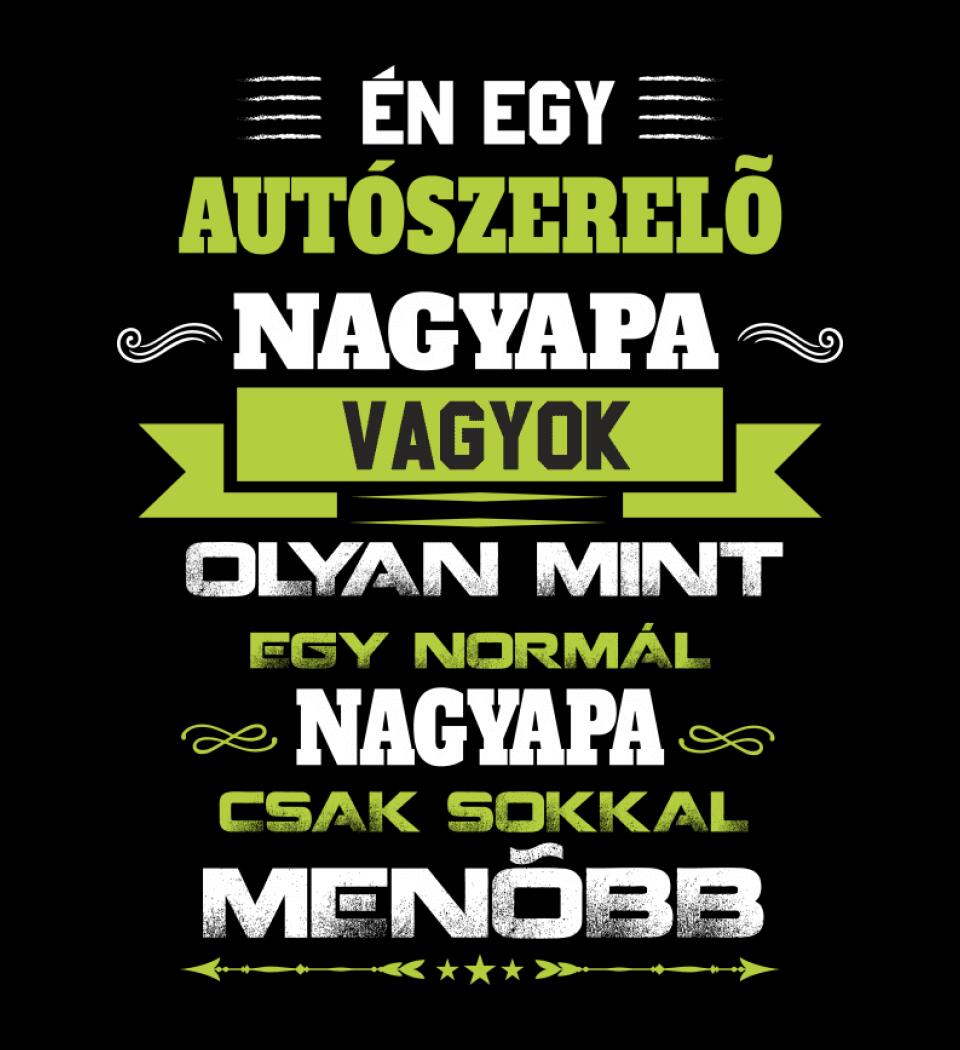 AUTÓSZERELŐ NAGYPAPA PÓLÓ