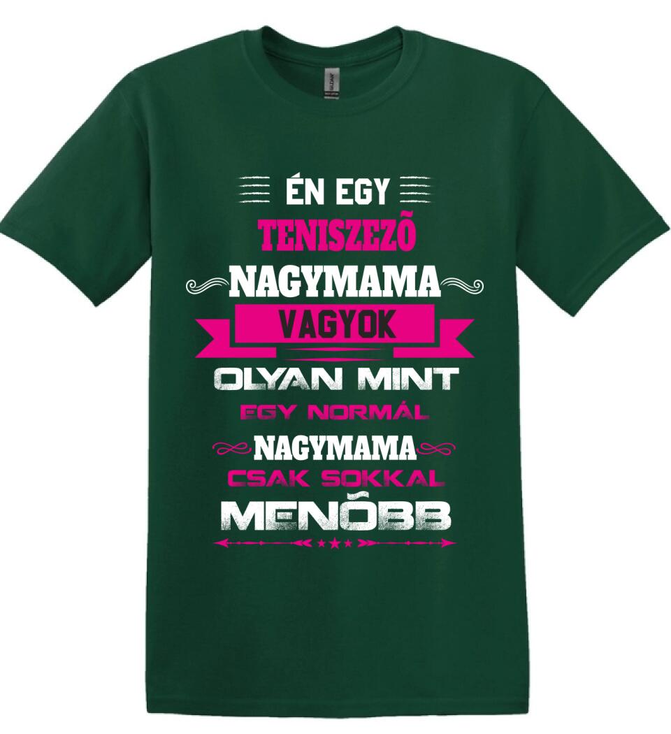 TENISZEZŐ NAGYMAMA PÓLÓ