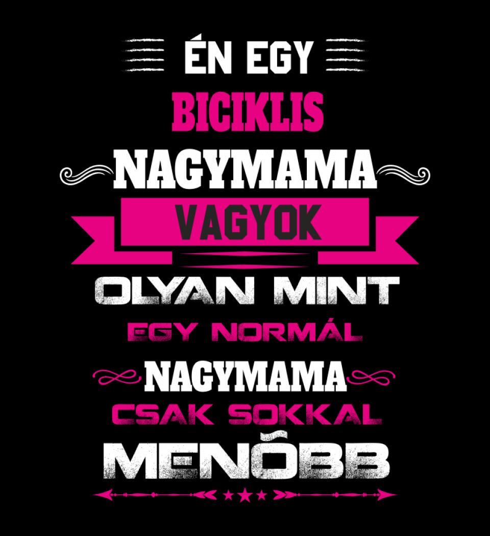 BICIKLIS NAGYMAMA PÓLÓ