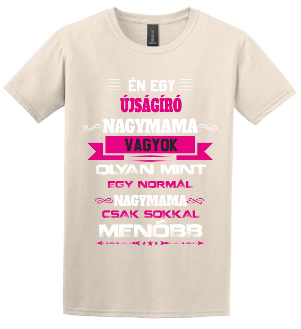 ÚJSÁGÍRÓ NAGYMAMA PÓLÓ