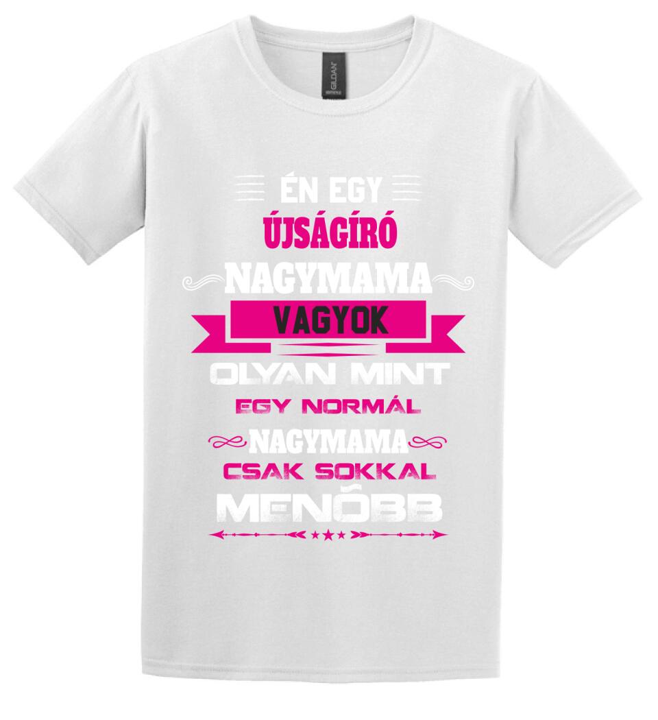 ÚJSÁGÍRÓ NAGYMAMA PÓLÓ