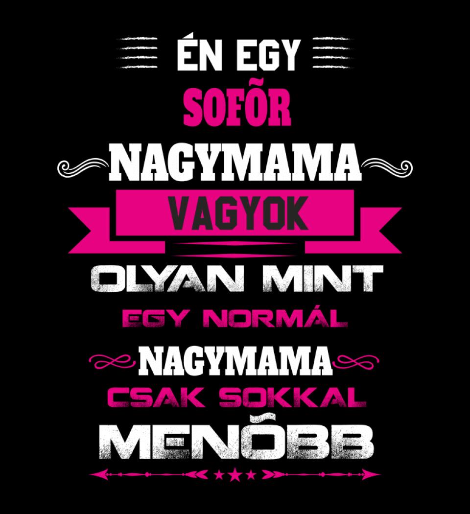 SOFŐR NAGYMAMA PÓLÓ