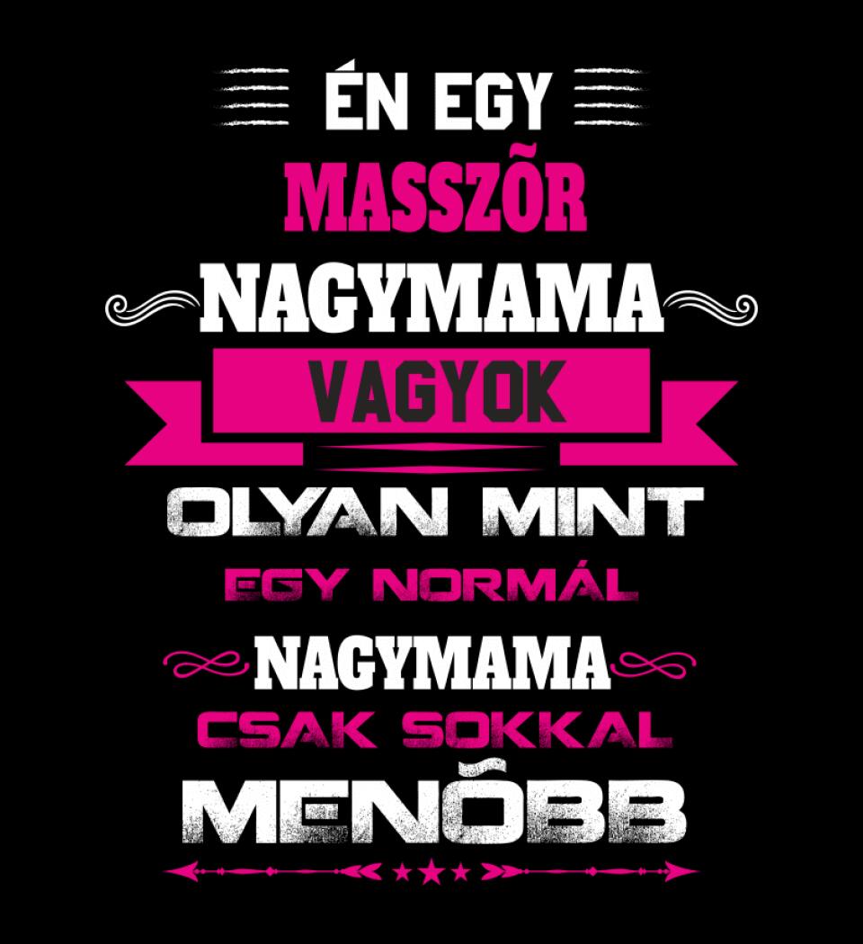 MASSZŐR NAGYMAMA PÓLÓ