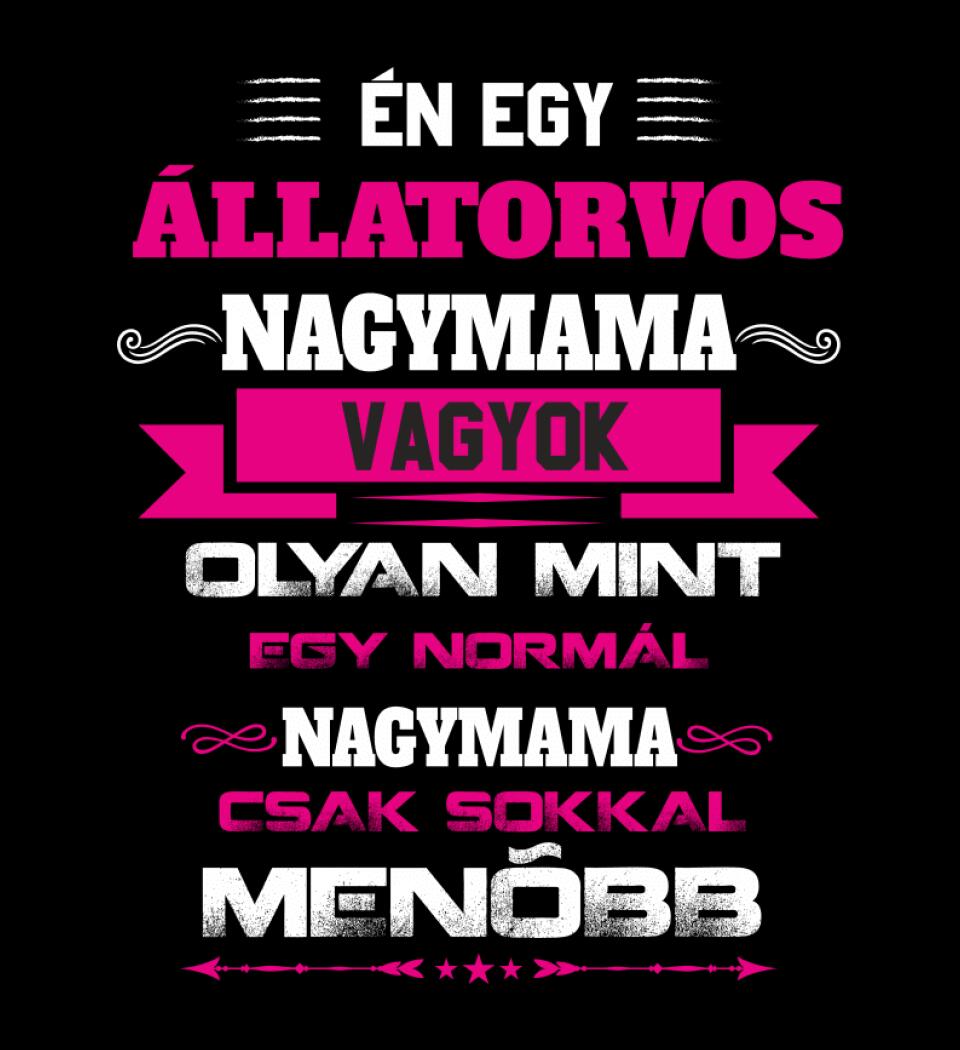 ÁLLATORVOS NAGYMAMA PÓLÓ