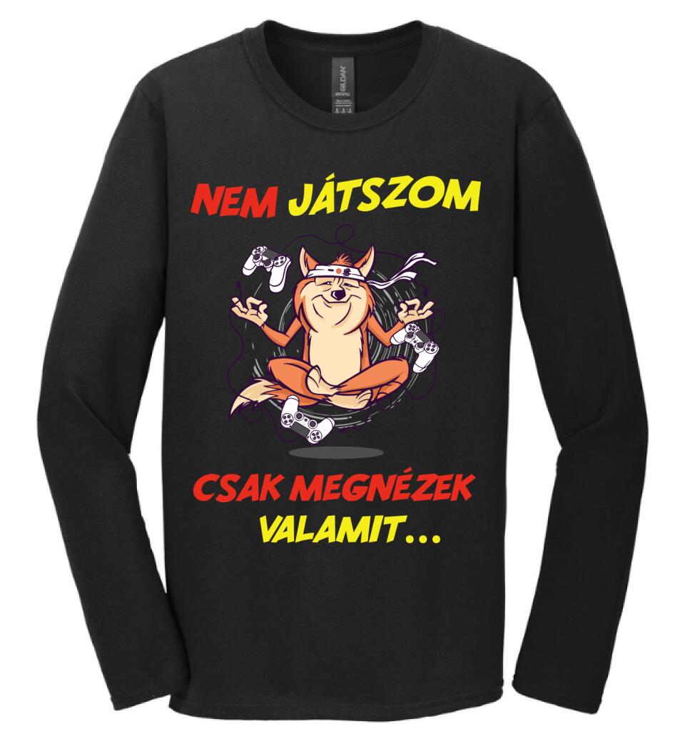 Nem játszom, csak megnézek valamit