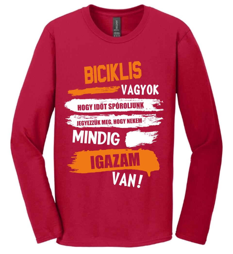 BICIKLIS VAGYOK, MINDIG IGAZAM VAN PÓLÓ