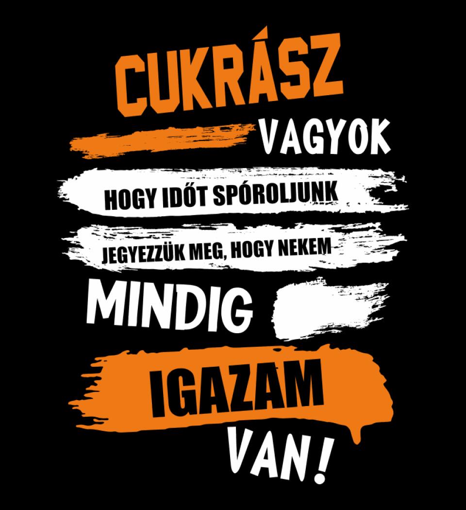 CUKRÁSZ VAGYOK, MINDIG IGAZAM VAN PÓLÓ