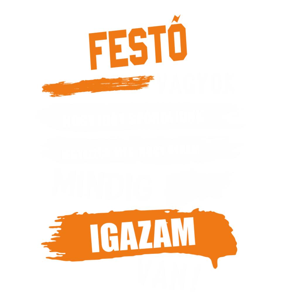 FESTŐ VAGYOK, MINDIG IGAZAM VAN PÓLÓ