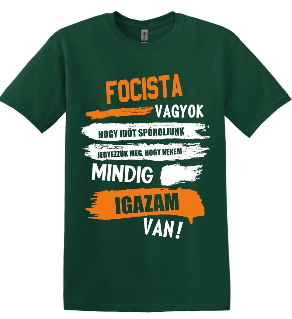 FOCISTA VAGYOK, MINDIG IGAZAM VAN PÓLÓ