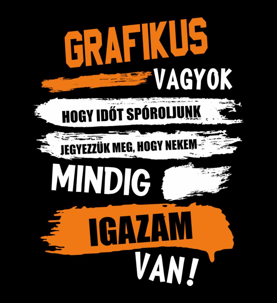 GRAFIKUS VAGYOK, MINDIG IGAZAM VAN PÓLÓ