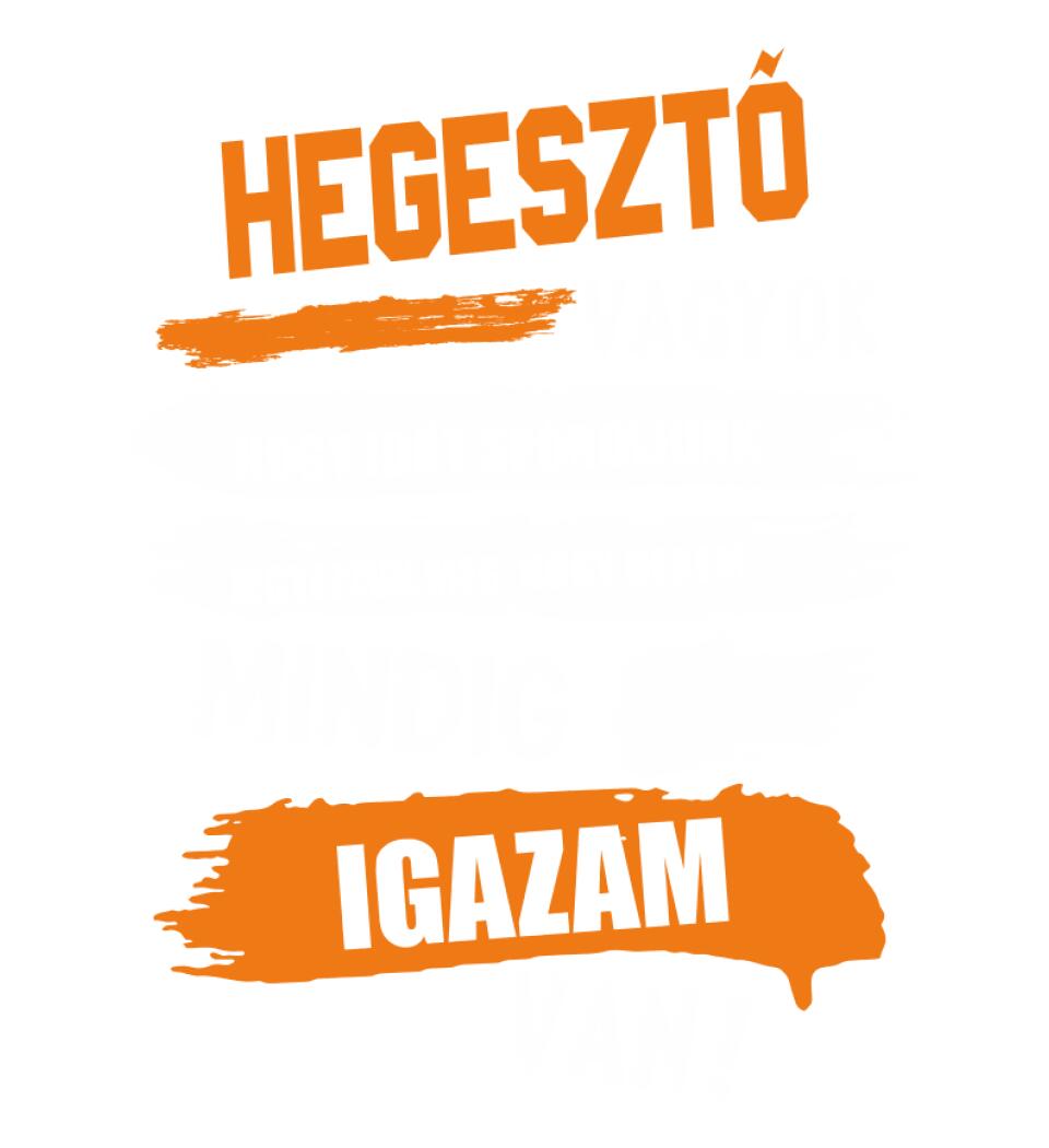 HEGESZTŐ VAGYOK, MINDIG IGAZAM VAN PÓLÓ