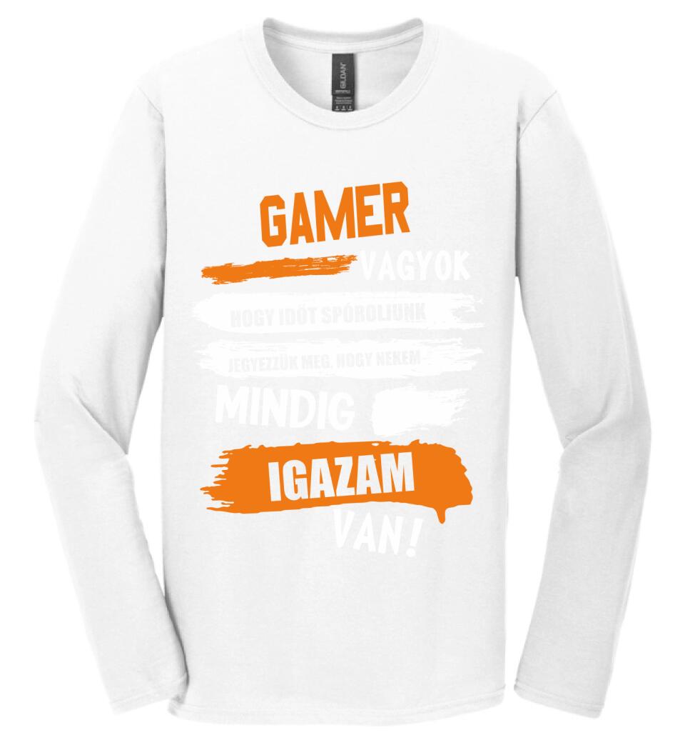 GAMER VAGYOK, MINDIG IGAZAM VAN PÓLÓ