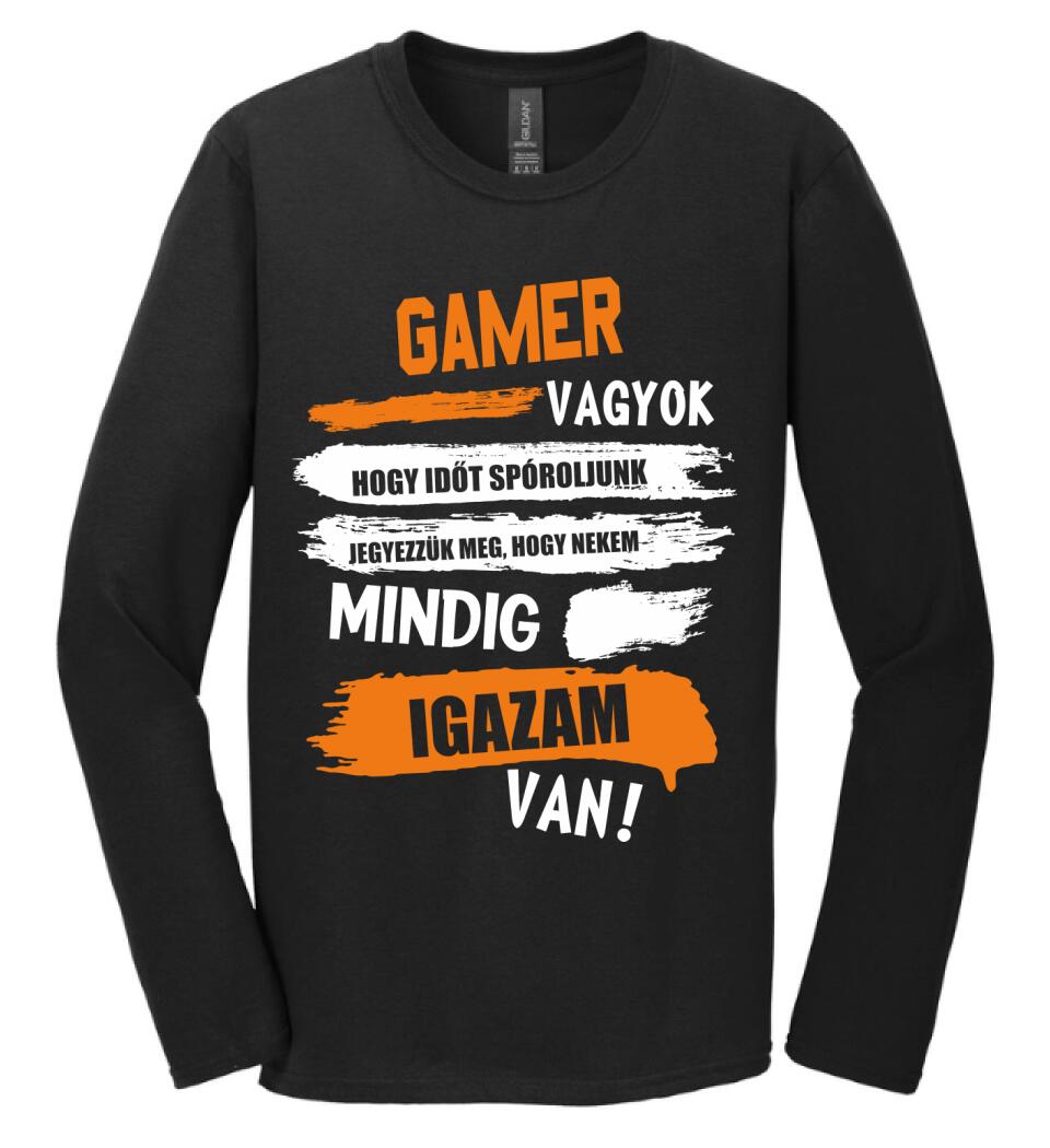GAMER VAGYOK, MINDIG IGAZAM VAN PÓLÓ