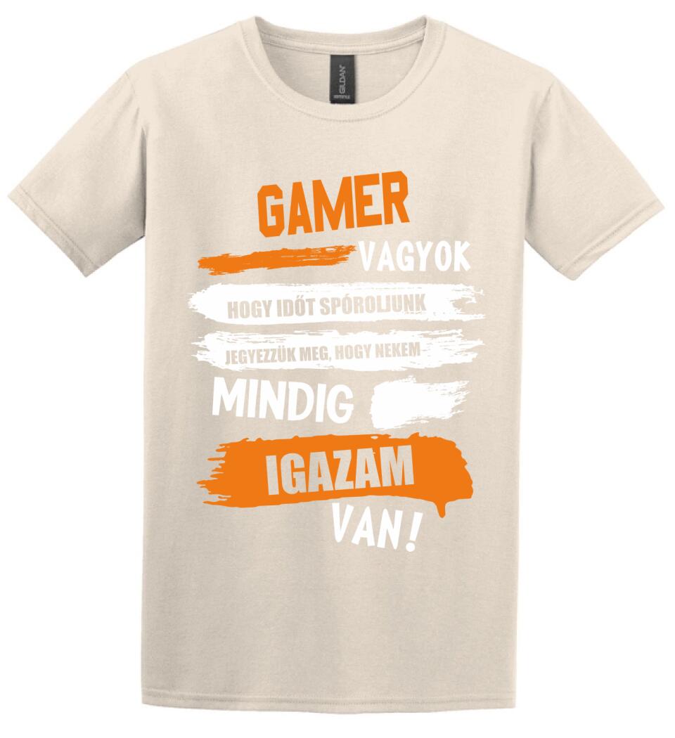 GAMER VAGYOK, MINDIG IGAZAM VAN PÓLÓ