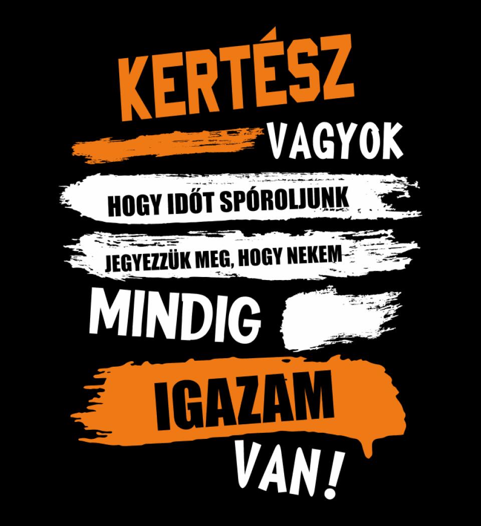 KERTÉSZ VAGYOK, MINDIG IGAZAM VAN PÓLÓ