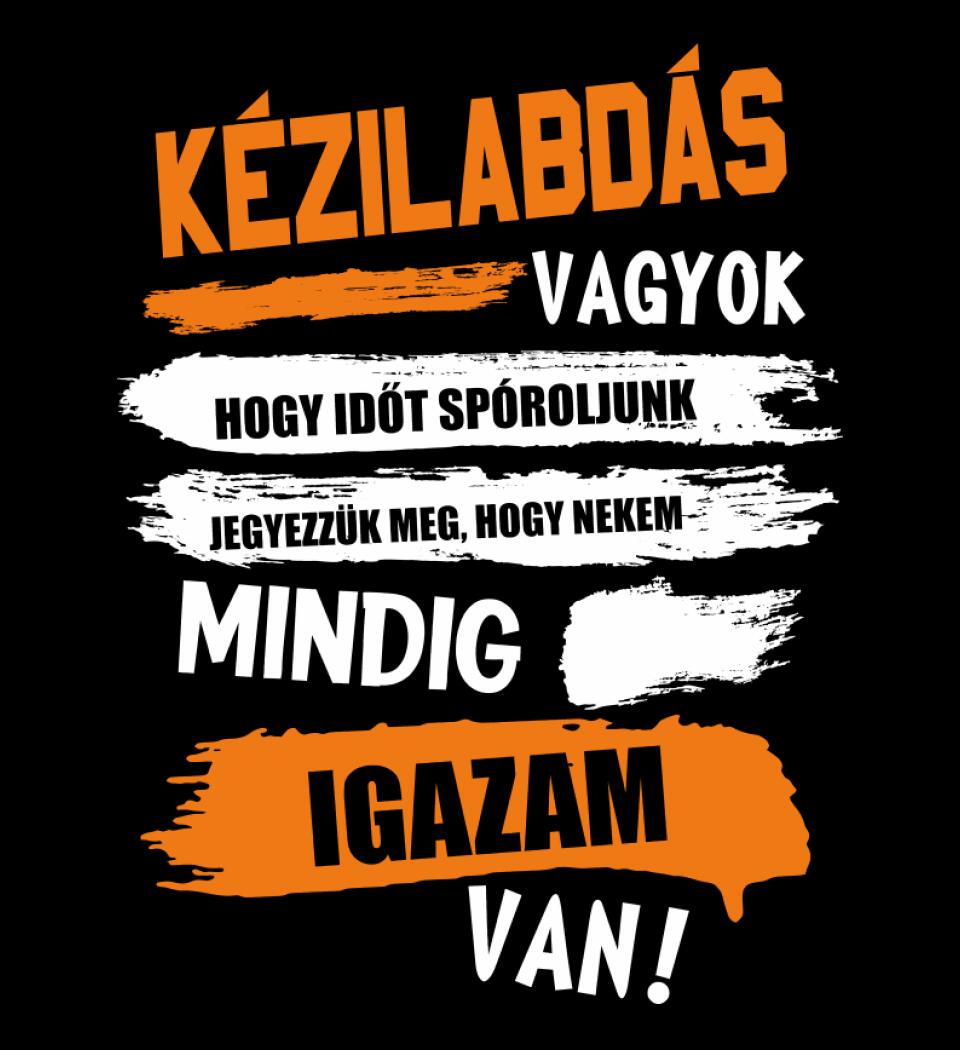 KÉZILABDÁS VAGYOK, MINDIG IGAZAM VAN PÓLÓ