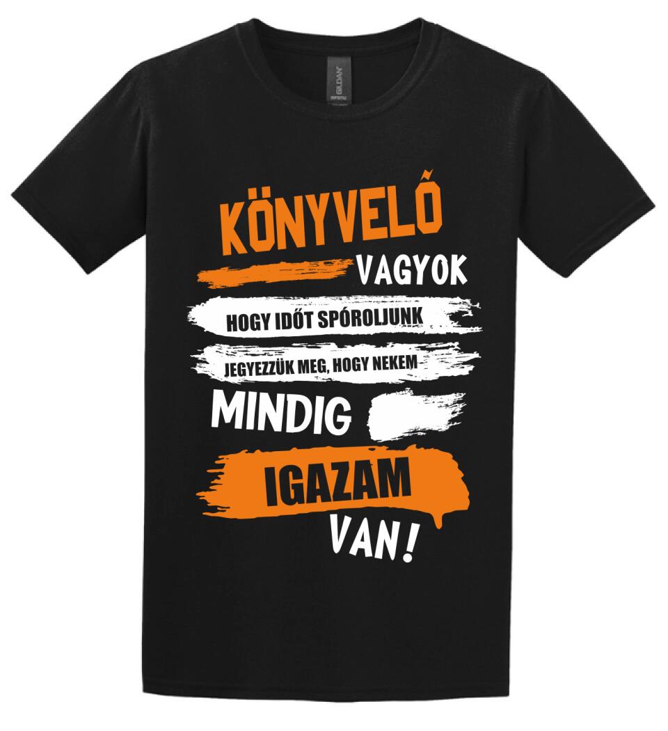 KÖNYVELŐ VAGYOK, MINDIG IGAZAM VAN PÓLÓ