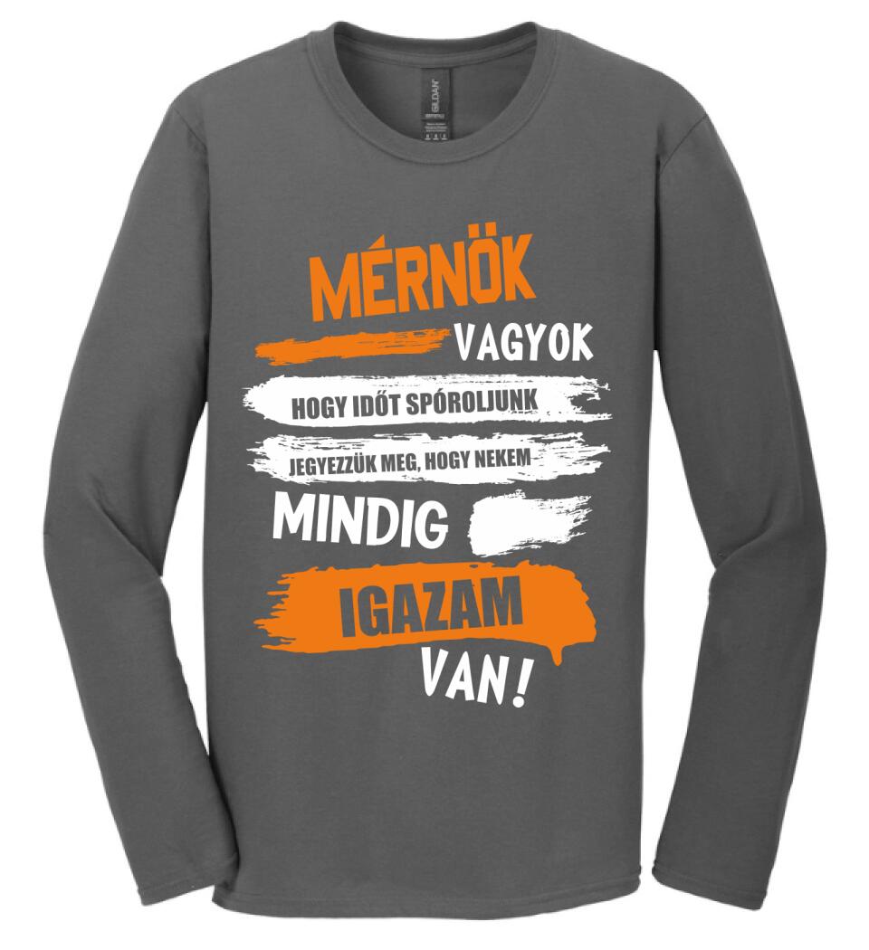 MÉRNÖK VAGYOK, MINDIG IGAZAM VAN PÓLÓ