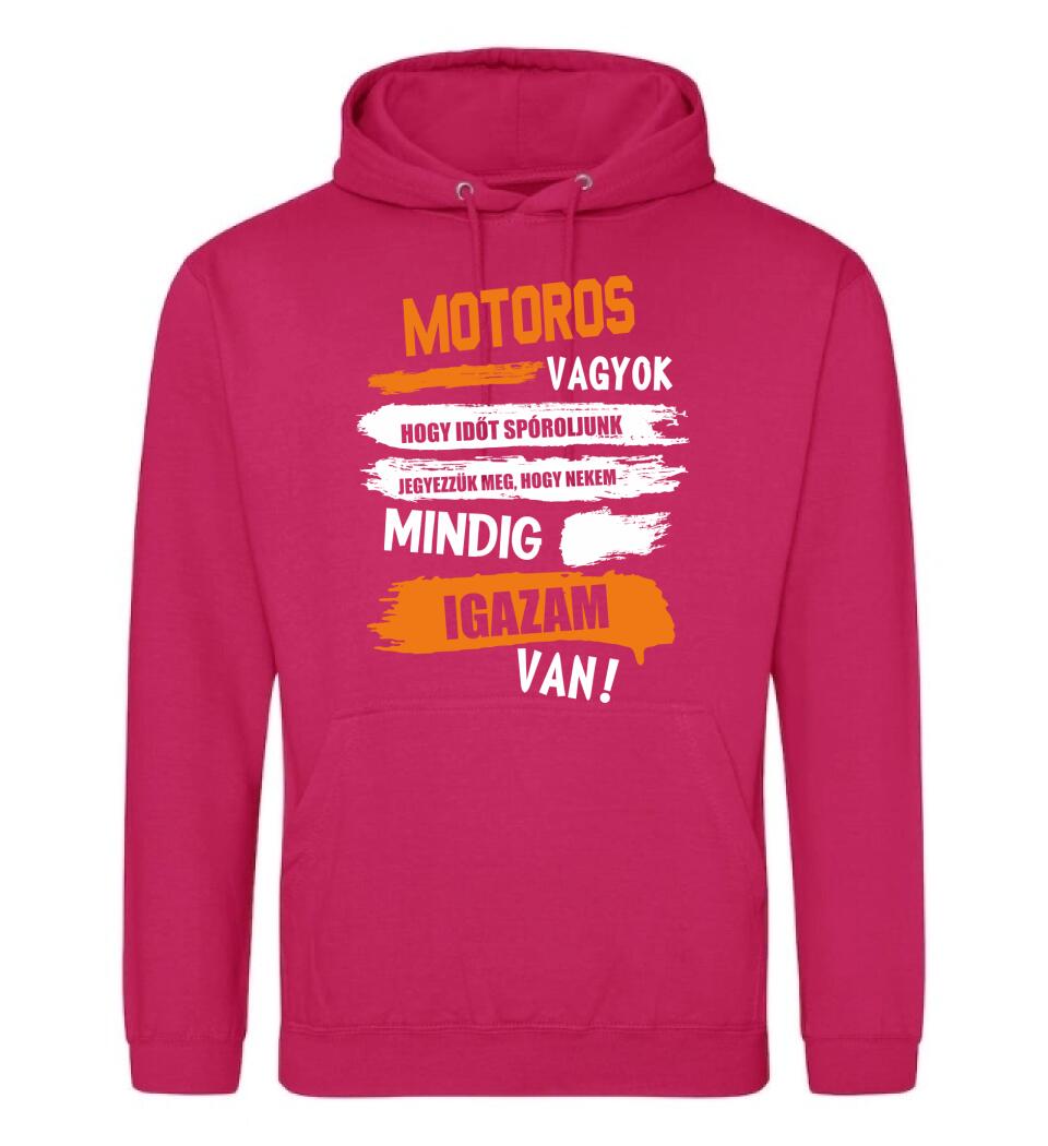 MOTOROS VAGYOK, MINDIG IGAZAM VAN PÓLÓ